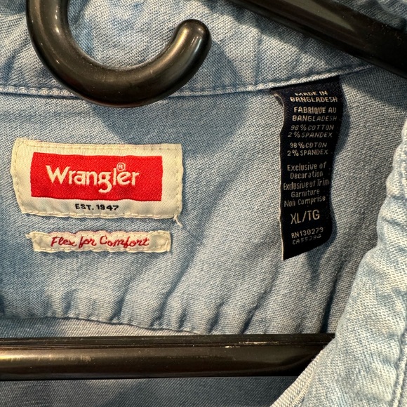Wrangler Men’s Shirt XL - Picture 2 of 4